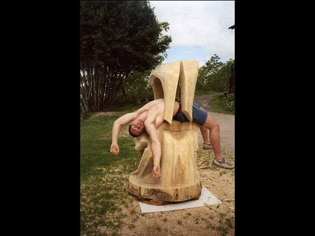 Sculpture "La Pietà" et David, Fils du sculpteur