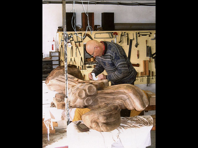 "La Forêt" dans l'atelier au Tillet
