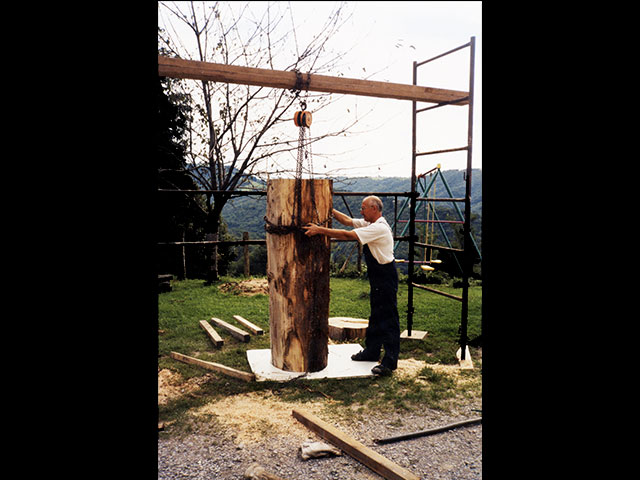 Le Tilleul de la sculpture "La Vierge à l'Enfant"