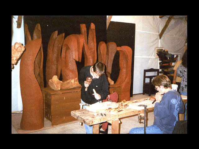 Apprentissage de la sculpture du Bois avec le Collège de Lacapelle Marival